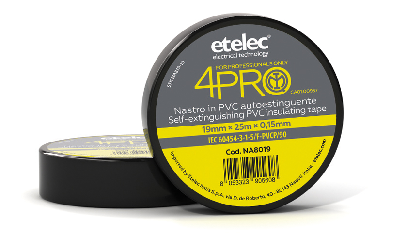 4PRO - Nuovo nastro adesivo isolante in PVC certificato IMQ