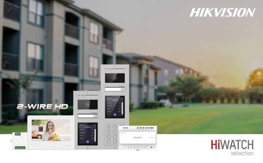 Videocitofonia 2 fili Hikvision: alta definizione, semplicità e risparmio